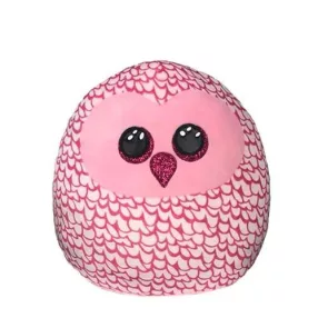   TY SQUISHY BEANIES PÁRNA ALAKÚ PLÜSS PINKY 30 CM RÓZSASZÍN BAGOLY