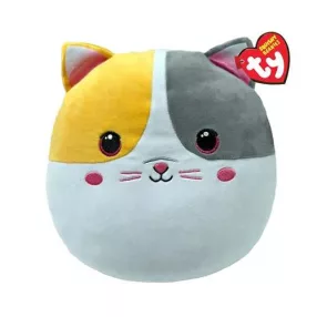   TY SQUISH-A-BOSS PÁRNA ALAKÚ PLÜSS FIGURA SNUGGLES MACSKA 22 CM