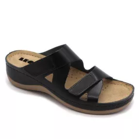 LEON COMFORT NŐI PAPUCS 906 MODELL FEKETE 39