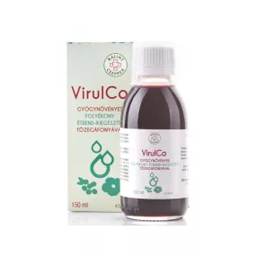   BÁLINT CSEPPEK VIRULCO GYÓGYNÖVÉNYES ÉTREND KIEGÉSZÍTŐ TŐZEGÁFONYÁVAL 150 ML