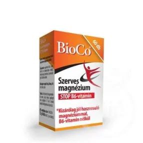 BIOCO SZERVES MAGNÉZIUM STOP B6 VITAMIN TABLETTA 60