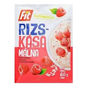 FIT REGGELI RIZSKÁSA MÁLNA ÍZESÍTÉSSEL 60 GR GM
