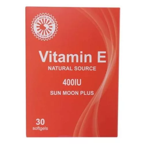 SUN MOON PLUS E VITAMIN 400IU LÁGYZSELATIN KAPSZULA 30 DB