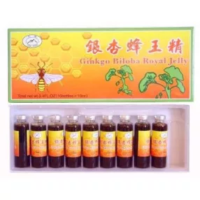 Ginkgo biloba méhpempő oldat (10 ml x 10 ampulla)