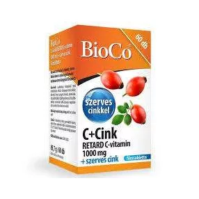 BIOCO C-VITAMIN 1000 MG+CINK FILMTABLETTA 60 DB-OS
