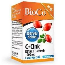 BIOCO C-VITAMIN 1000 MG+CINK FILMTABLETTA 60 DB-OS