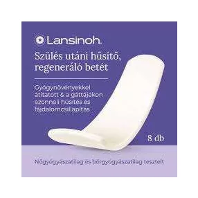   LANSINOH SZÜLÉS UTÁNI HŰSÍTŐ REGENERÁLÓ BETÉT 8 DB-OS