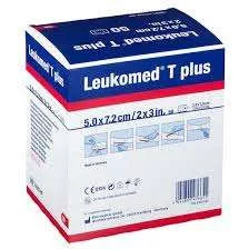 LEUKOMED T PLUS 5 X 7,2 CM STERIL 50 DB