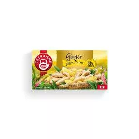   TEEKANNE GINGER EXTRA STRONG CITROM IZŰ GYÖMBÉR TEA FILTERES 20 FILTER