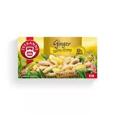 TEEKANNE GINGER EXTRA STRONG CITROM IZŰ GYÖMBÉR TEA FILTERES 20 FILTER