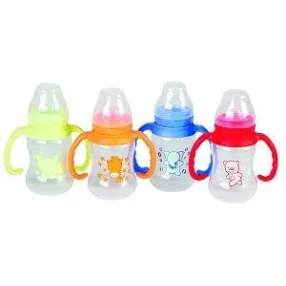   Baby bruin cumisüveg fogóval BPA mentes 125 ml szilikon etető cumival