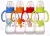 Baby bruin cumisüveg fogóval BPA mentes 240 ml szilikon etető cumival