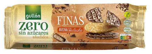 GULLÓN THINS ZERO TEJCSOKOLÁDÉS ZABKEKSZ 150 GR
