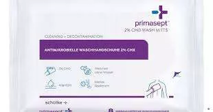 PRIMASEPT ANTIMIKROBIÁLIS TÖRLŐKENDŐ 2% CHG 8DB/CSOMAG