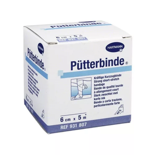 Pütter binde 6 cm x 5 m rugalmas pólya (hartmann)