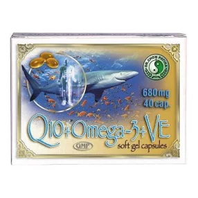   Dr.chen Q10+Omega-3+vitamin-E lágyzselatin kapszula 40 db 680 mg (szív védelmére)
