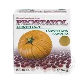   Dr.chen prostayol+omega3 tökmag olajlágyzselatin kapszula 500 mg 100 db