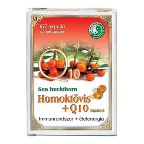   Dr.chen homoktövis + Q10 lágyzselatin kapszula 30 db -os (immunrendszer+életenergia)