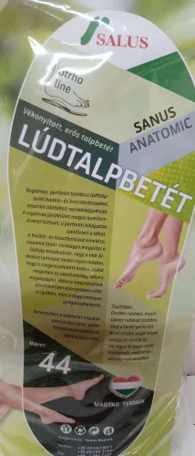 Salus lúdtalpbetét 45-ös teljes hosszúságú (lyukacsos) sanus anatomic