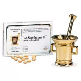 Bio-szelénium 50 Cink + vitaminok 60 db-os