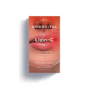   NORDVITAL LIZIN-C SZELÉNNEL ÉS CINKKEL VEGÁN KAPSZULA 60 DB