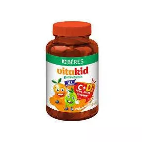 BÉRES VITAKID C+D3 GUMIVITAMIN 90 DB