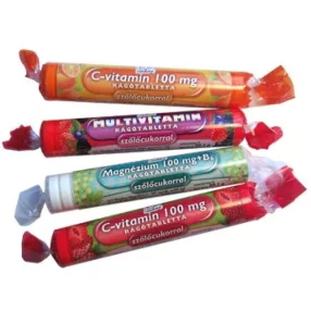   1x1 Vitaday C-vitamin eper ízű rágótabletta szőlőcukorral