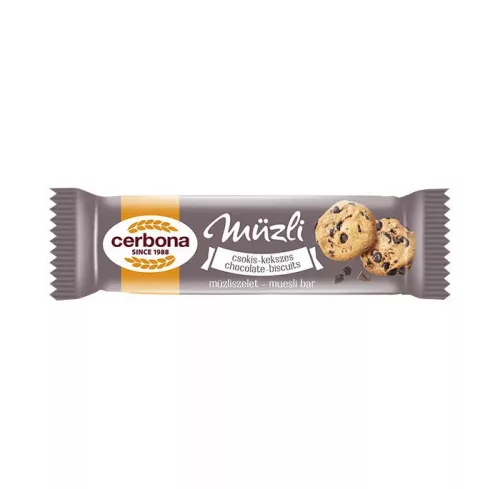 CERBONA SZELET KEKSZ-CSOKOLÁDÉ 20 GR