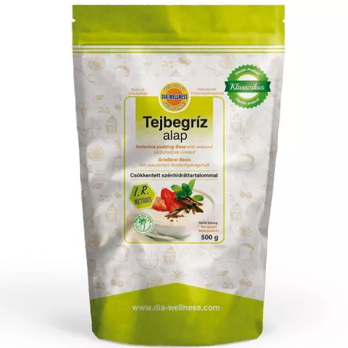 DIA-WELLNESS TEJBEGRÍZ ALAP 500 GR CSÖKKENTETT SZÉNHIDRÁT TARTALOM