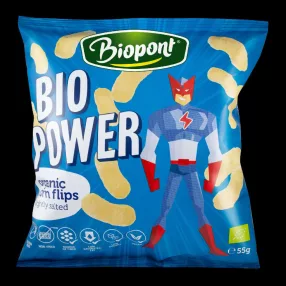   BIOPONT BIO POWER EXTRUDÁLT KUKORICA GLUTÉNMENTES ENYHÉN SÓS 55 GR
