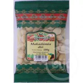 NATURFOOD MAKADÁMIA DIÓ 100 GR
