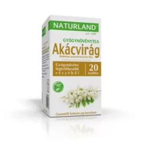 NATURLAND FEHÉR AKÁCVIRÁG TEA 20 X 1,2 GR
