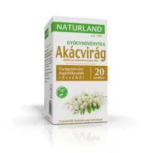 NATURLAND FEHÉR AKÁCVIRÁG TEA 20 X 1,2 GR