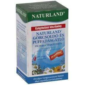 Naturland görcsoldó és puffadásgátló tea 25x1,5 gr