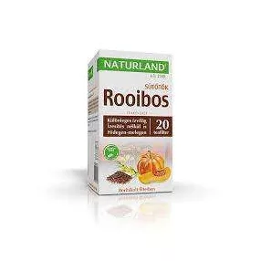 NATURLAND ROOIBOS SÜTŐTÖK TEA FILTERES 20X1,5 G