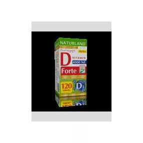 NATURLAND D-VITAMIN FORTE TABLETTA 120 DB 4000 NE