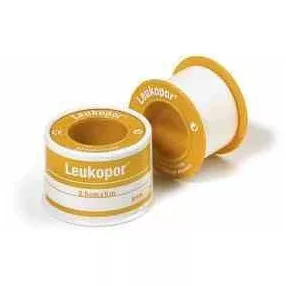 Leukopor ragtapasz érzékeny bőrre 5m x 2,5 cm
