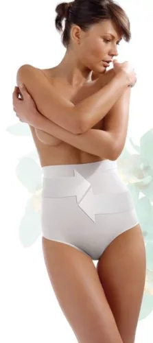Alakformáló női alsó S/M fekete magas derék (slip bodyeffekt invisibile)